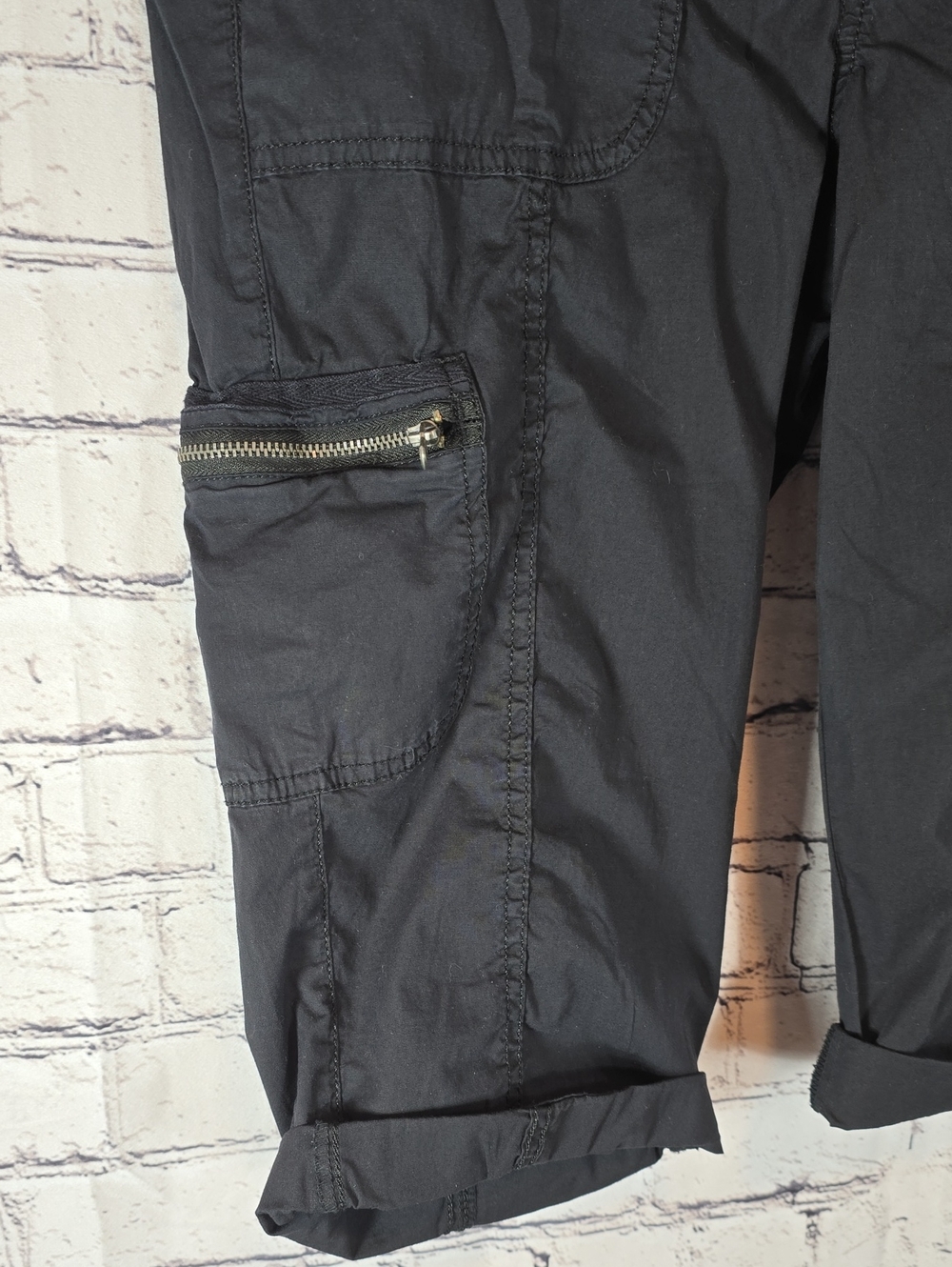 Sonoma Black Mid Rise Capri Pants Size 8 NWT - Picture 5 of 13
